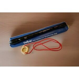 Peripole Angel Soprano Recorder Halo Model PB6000 Baroque Fingering Bag & Hanger